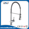 Chrome Pull Down Kitchen Faucet with Retractable Pull Out Wand,Swivel Spout